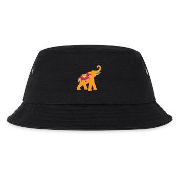 Yoga Éléphant Inde Amour Animal Coloré Décoration Namasté - Bob Enfant - noir - Devant