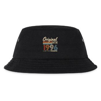 1996 Jahrgang Geburtstag Vintage Retro Geschenk - Kinder Bucket Hat - Schwarz - Vorne