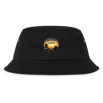 Willkommen im Leben Lebensweg - Kinder Bucket Hat - Schwarz - Vorne