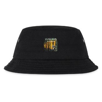 Ich mag Bäume die halten die Fresse  Waschbär  - Kinder Bucket Hat - Schwarz - Vorne