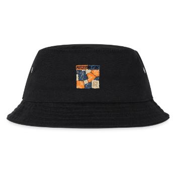 Patchwork Recycling - Kids’ Bucket Hat - black - Front