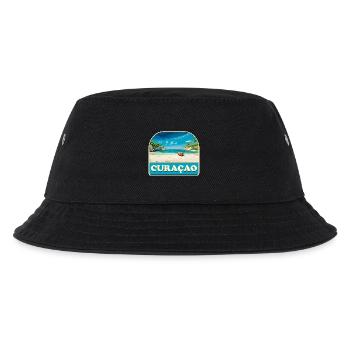 Curacao - Kinder Bucket Hat - Schwarz - Vorne