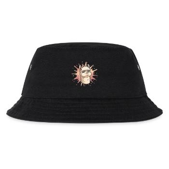 Confident Llama Splash - Kids’ Bucket Hat - black - Front
