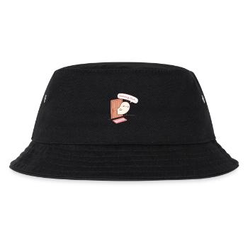 Süßer Geist, der aus der Tür verschwindet. - Kinder Bucket Hat - Schwarz - Vorne