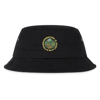 Libelle Libellen Transformation Is Quiet - Kinder Bucket Hat - Schwarz - Vorne