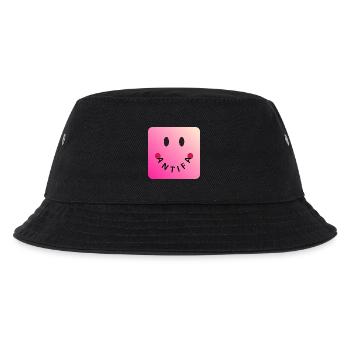Friendly Antifa Pink | Faute de frappe de Gradient Smile - Bob Enfant - noir - Devant
