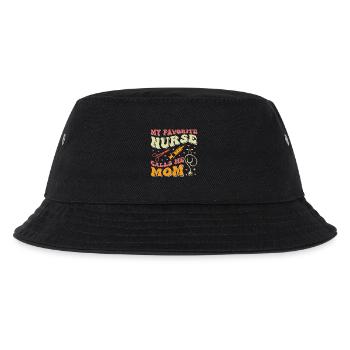 Meine Lieblings Krankenschwerster nennt mich Mama - Kinder Bucket Hat - Schwarz - Vorne