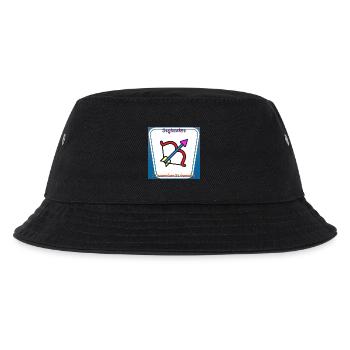 Schütze - Kinder Bucket Hat - Schwarz - Vorne