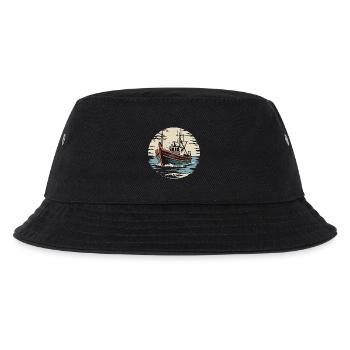 Bateau de pêche en haute mer Vintage Sailor Maritime - Bob Enfant - noir - Devant