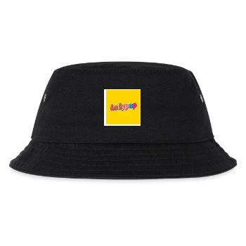 Typographie de l’arc-en-ciel à sucettes sur fond jaune - Bob Enfant - noir - Devant
