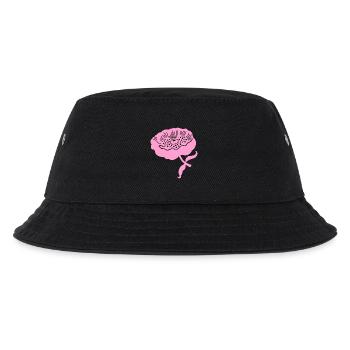 Peony L botanical peony L pink - Kids’ Bucket Hat - black - Front
