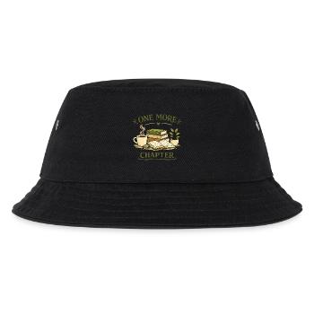 Buchliebhaber Leseratte Bücher Motiv - Kinder Bucket Hat - Schwarz - Vorne