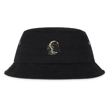 Zen im Grünen - Kinder Bucket Hat - Schwarz - Vorne