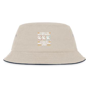 fencing - Kids’ Bucket Hat - ecru/navy - Front