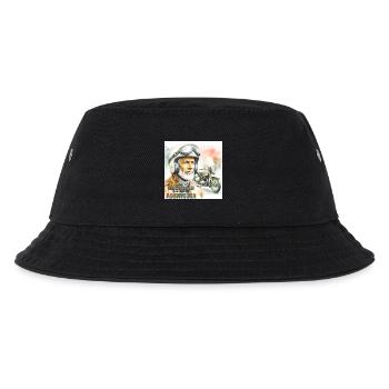 Geschichten und Abenteuer - Kinder Bucket Hat - Schwarz - Vorne