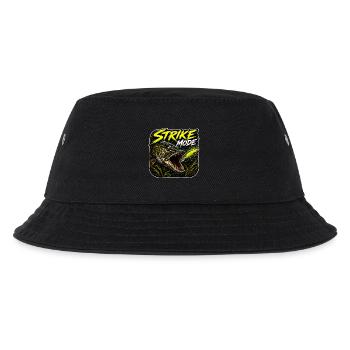 Strike-Mode Hechtfischerei-Design - Kinder Bucket Hat - Schwarz - Vorne
