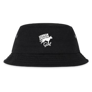 German Shepherd Girl - Kinder Bucket Hat - Schwarz - Vorne