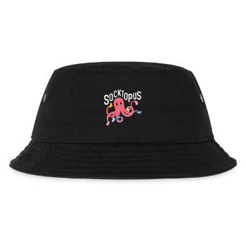 Socktopus: Socken-Oktopus - Kinder Bucket Hat - Schwarz - Vorne