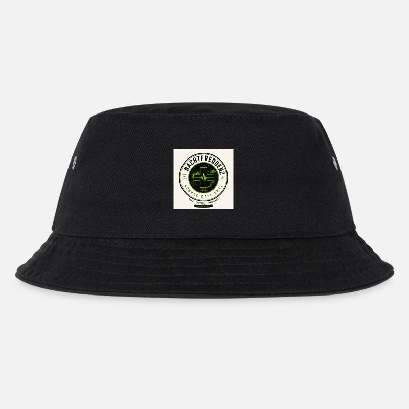Nachtfrequenz Kosmische Pflege Einheit - Kinder Bucket Hat - Schwarz