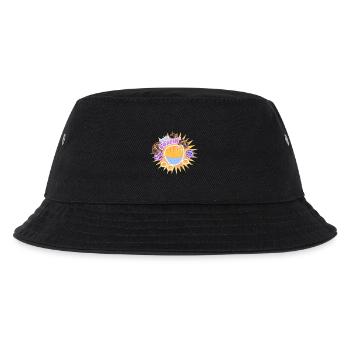Just Loafin' – Süßes Katzen-Loaf - Kinder Bucket Hat - Schwarz - Vorne