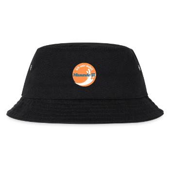 Missunde III – Ich war dabei, orange - Kinder Bucket Hat - Schwarz - Vorne