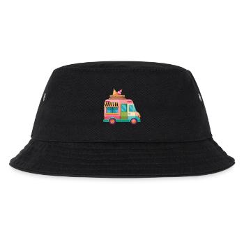 Lolly-Trucks - Kinder Bucket Hat - Schwarz - Vorne