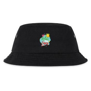 Relax And Enjoy - Kids’ Bucket Hat - black - Front