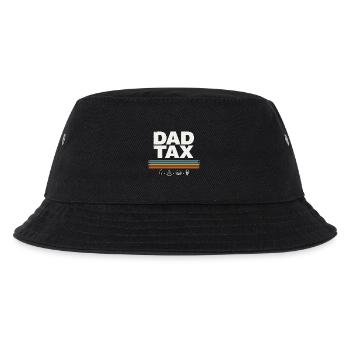 Papa Steuer Retro Food Tee - Kinder Bucket Hat - Schwarz - Vorne