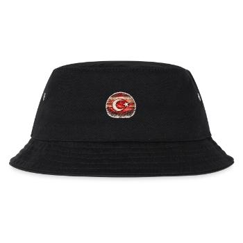 Grunge Turkish Flag - Kids’ Bucket Hat - black - Front