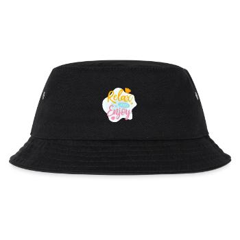 Entspann dich und genieße die Sommerferien - Kinder Bucket Hat - Schwarz - Vorne