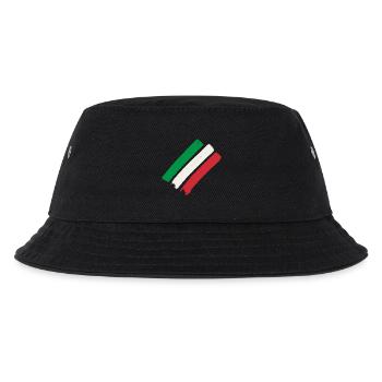 Italien Streifen - Kinder Bucket Hat - Schwarz - Vorne
