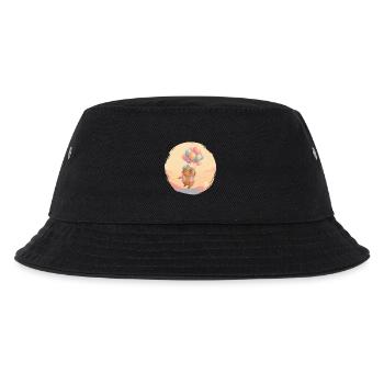 Luftballons Capybara - Kinder Bucket Hat - Schwarz - Vorne