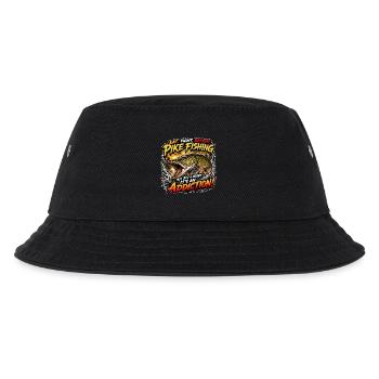 Pike Fishing Addict T-Shirt - Kinder Bucket Hat - Schwarz - Vorne