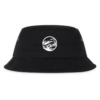 Auto Rennwagen Autorennen - Kinder Bucket Hat - Schwarz - Vorne