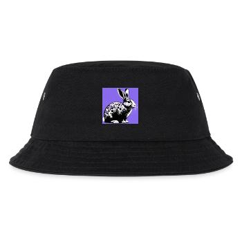 Kaninchen - Kinder Bucket Hat - Schwarz - Vorne