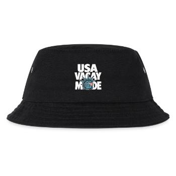USA Vacay Fashion Statue Design - Kids’ Bucket Hat - black - Front