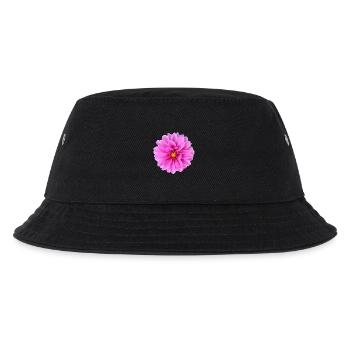 Vibrant_Pink_Dahlia_Flower_Wall_Art_Print - Kids’ Bucket Hat - black - Front