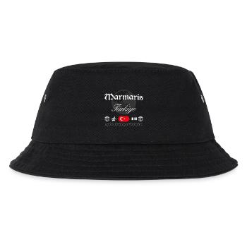 Marmaris Türkei Streetwear Reise Souvenir - Kinder Bucket Hat - Schwarz - Vorne