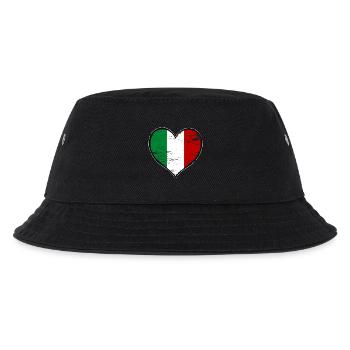 Drapeau du cœur de l’Italie utilisé - Bob Enfant - noir - Devant