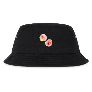 Isolated_Soft_Pink_Rose_Buds_Macro_Photography - Kids’ Bucket Hat - black - Front