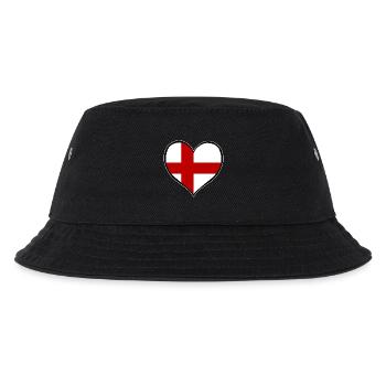 Drapeau du cœur anglais - Bob Enfant - noir - Devant