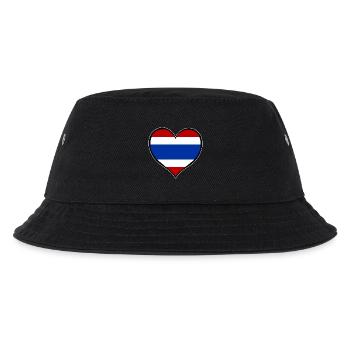 Thailand Heart Flag - Kids’ Bucket Hat - black - Front