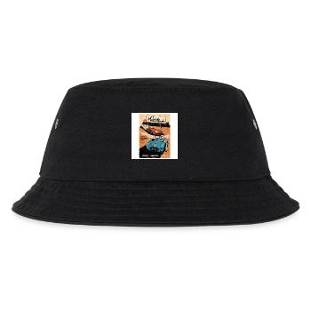 Motorsport  - Kinder Bucket Hat - Schwarz - Vorne