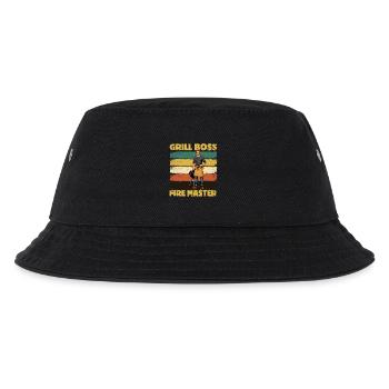 Barbecue Master BBQ Chef - Kids’ Bucket Hat - black - Front