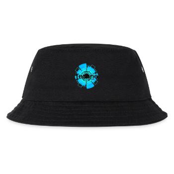 TechCircle Neon 1985 - Kinder Bucket Hat - Schwarz - Vorne