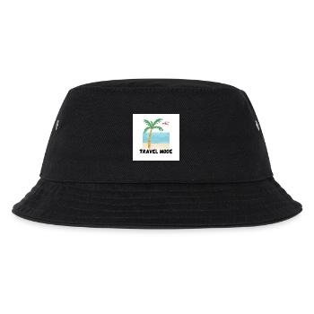 Travel Mode Tropical Beach Design - Kinder Bucket Hat - Schwarz - Vorne