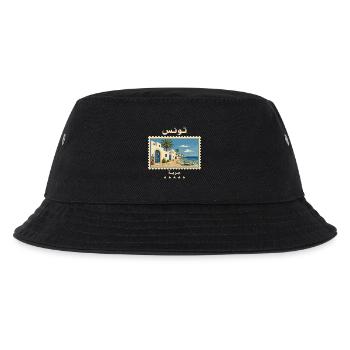 Tunisia Djerba Vintage Travel Brand - Kids’ Bucket Hat - black - Front