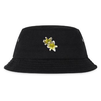 Elegant_Yellow_-_White_Lily_Flower - Kids’ Bucket Hat - black - Front
