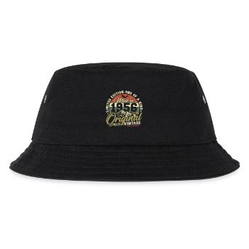 Vintage 1956 Vintage Birthday Gift - Kids’ Bucket Hat - black - Front