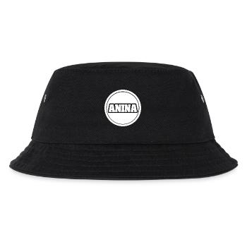 Legendaer Anina - Kinder Bucket Hat - Schwarz - Vorne